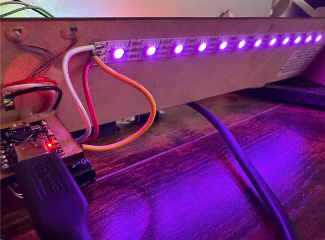 Tira LED de Resplandor Trasero